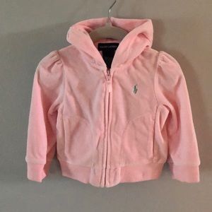 Ralph Lauren Velour Zip Hoodie(Baby)
